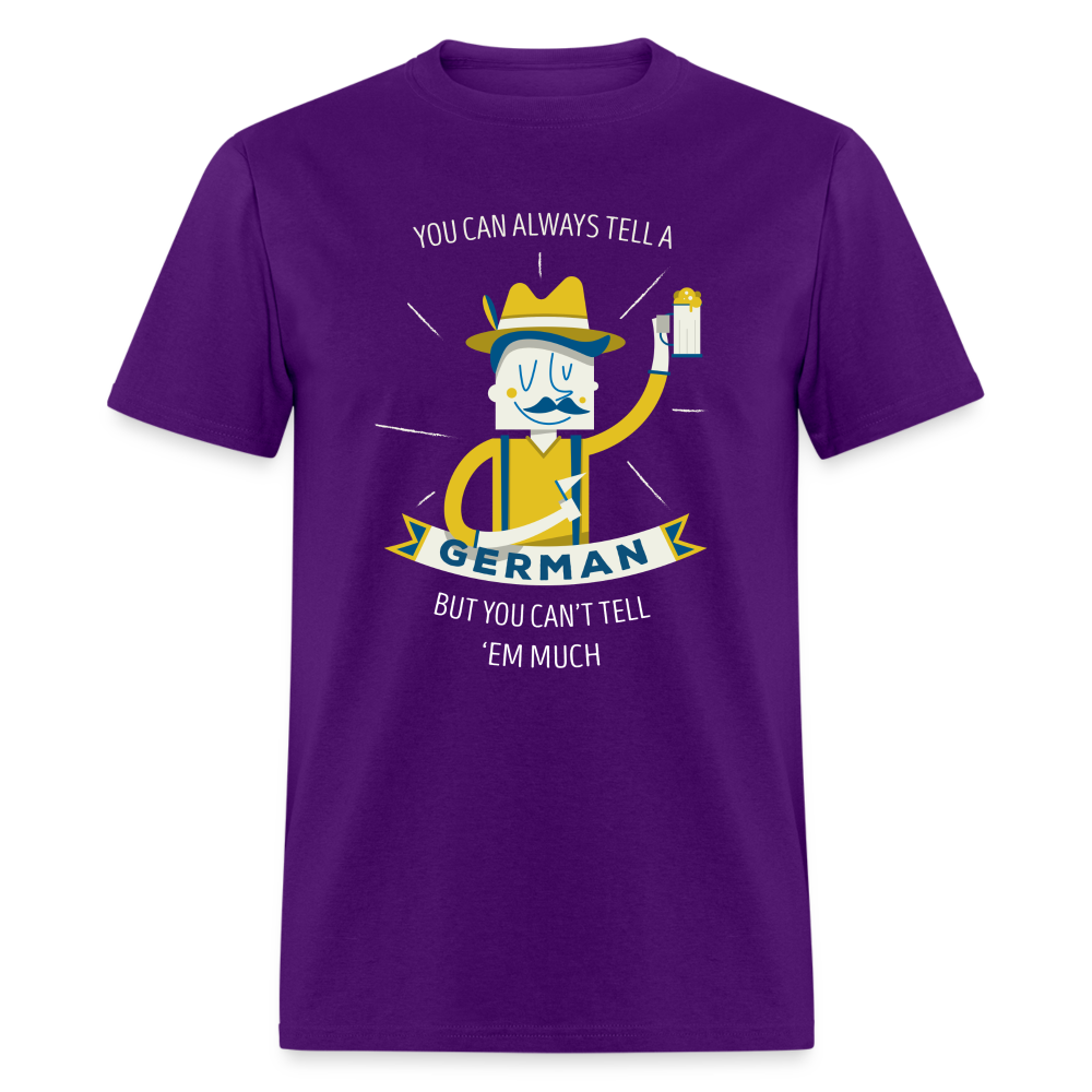 You can always tell a German but you can't tell 'em much Unisex Classic T-Shirt-Unisex Classic T-Shirt | Fruit of the Loom 3930-Teelime | shirts-hoodies-mugs
