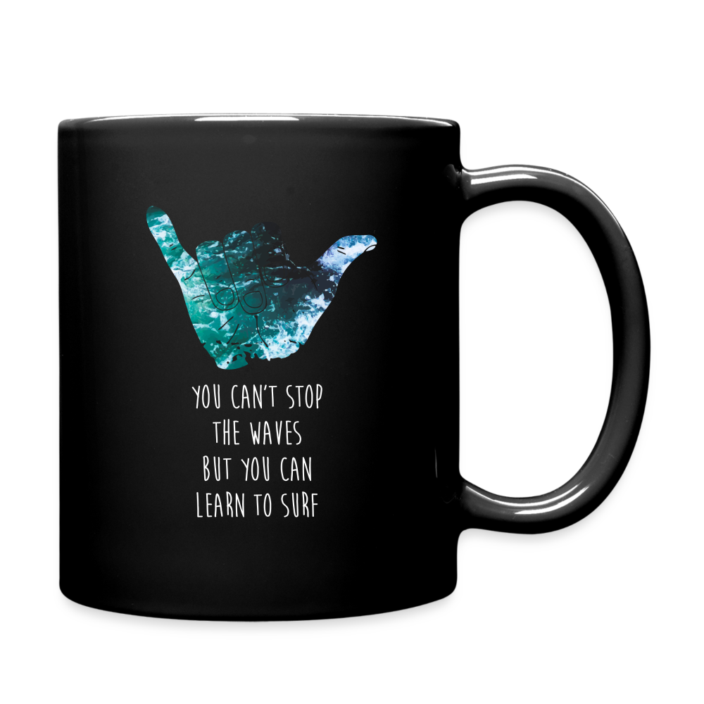 You can't stop the waves but you can learn to surf Full Color Mug-Full Color Mug | BestSub B11Q-Teelime | shirts-hoodies-mugs