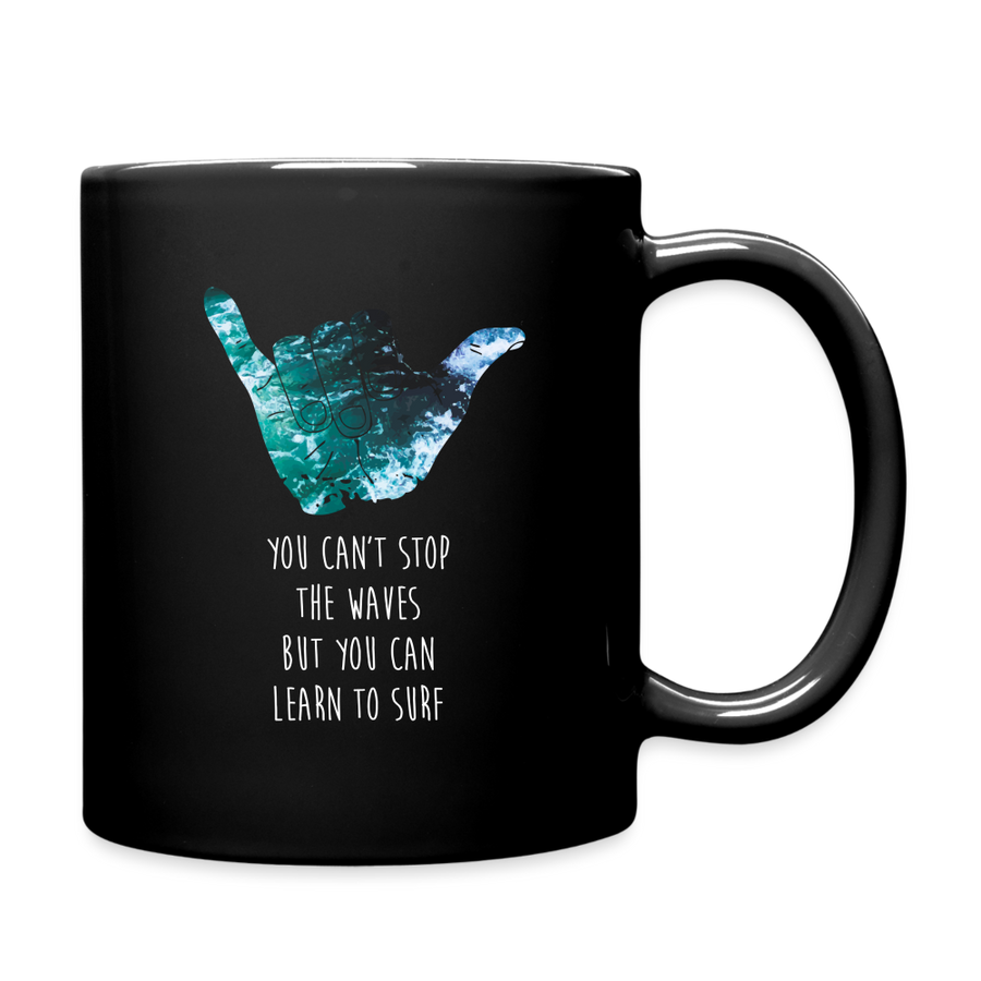 You can't stop the waves but you can learn to surf Full Color Mug-Full Color Mug | BestSub B11Q-Teelime | shirts-hoodies-mugs