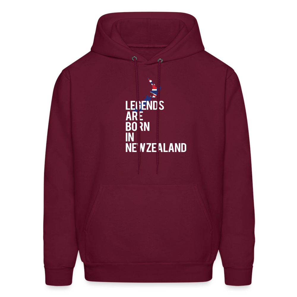 Legends are born in New Zealand Men's Hoodie-Men's Hoodie | Hanes P170-Teelime | shirts-hoodies-mugs