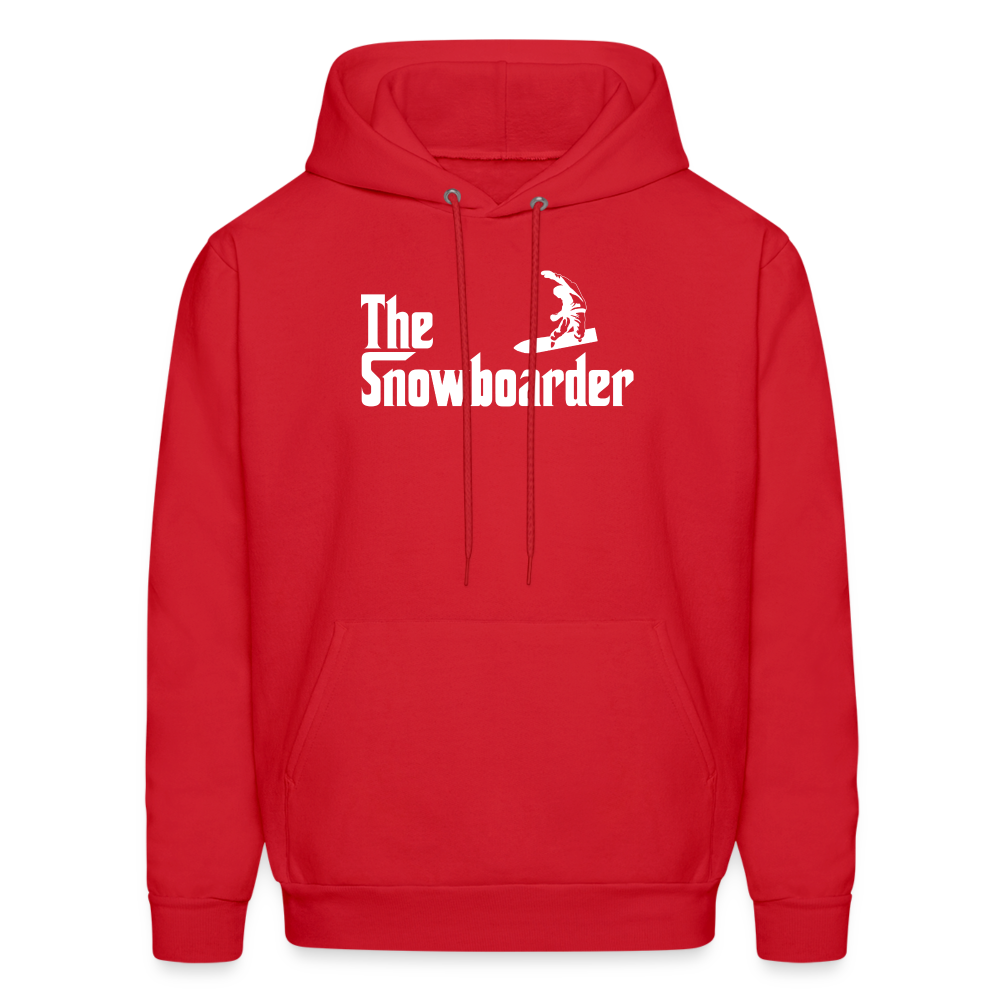 The Snowboarder Men's Hoodie-Men's Hoodie | Hanes P170-Teelime | shirts-hoodies-mugs