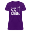 Leave The Gun Take The Cannolis Women's T-Shirt-Women's T-Shirt | Fruit of the Loom L3930R-Teelime | shirts-hoodies-mugs