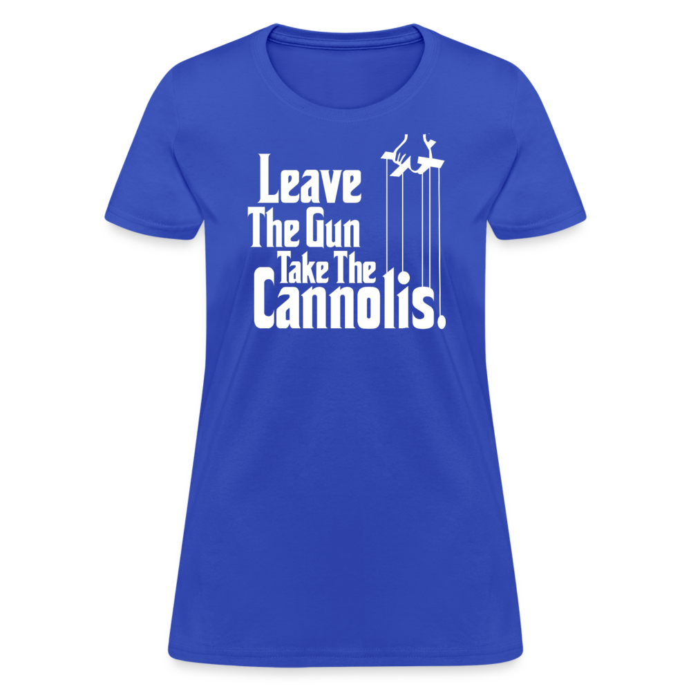 Leave The Gun Take The Cannolis Women's T-Shirt-Women's T-Shirt | Fruit of the Loom L3930R-Teelime | shirts-hoodies-mugs