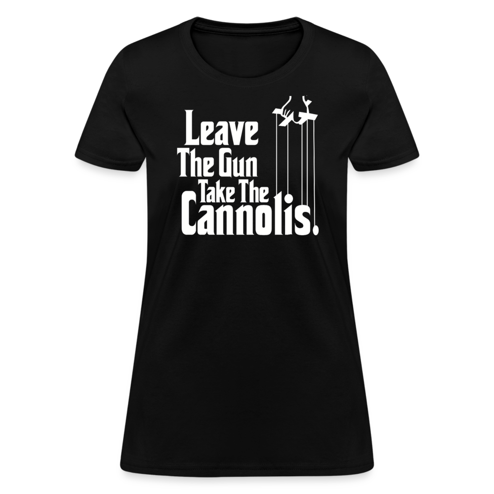 Leave The Gun Take The Cannolis Women's T-Shirt-Women's T-Shirt | Fruit of the Loom L3930R-Teelime | shirts-hoodies-mugs
