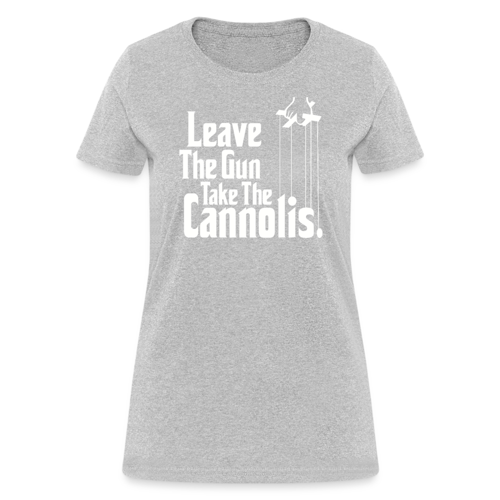 Leave The Gun Take The Cannolis Women's T-Shirt-Women's T-Shirt | Fruit of the Loom L3930R-Teelime | shirts-hoodies-mugs