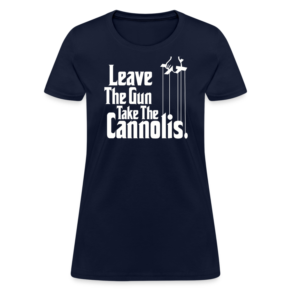 Leave The Gun Take The Cannolis Women's T-Shirt-Women's T-Shirt | Fruit of the Loom L3930R-Teelime | shirts-hoodies-mugs