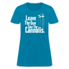 Leave The Gun Take The Cannolis Women's T-Shirt-Women's T-Shirt | Fruit of the Loom L3930R-Teelime | shirts-hoodies-mugs