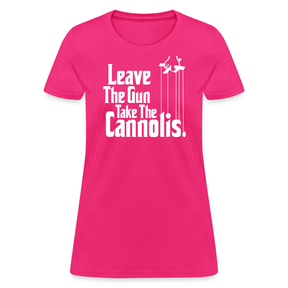 Leave The Gun Take The Cannolis Women's T-Shirt-Women's T-Shirt | Fruit of the Loom L3930R-Teelime | shirts-hoodies-mugs