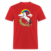 Happy Saint Patrick's Day - " Unicorn " Unisex Classic T-Shirt-Unisex Classic T-Shirt | Fruit of the Loom 3930-Teelime | shirts-hoodies-mugs