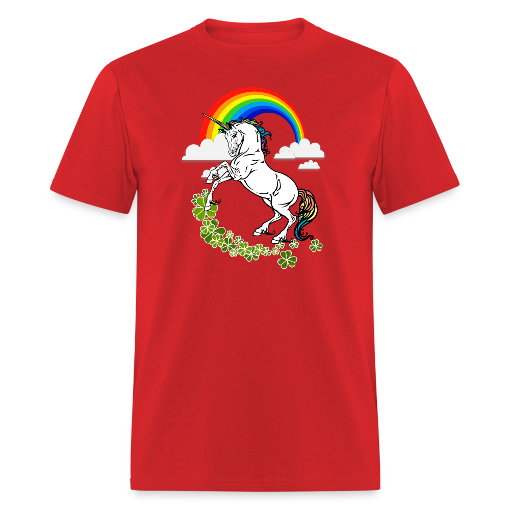 Happy Saint Patrick's Day - " Unicorn " Unisex Classic T-Shirt-Unisex Classic T-Shirt | Fruit of the Loom 3930-Teelime | shirts-hoodies-mugs