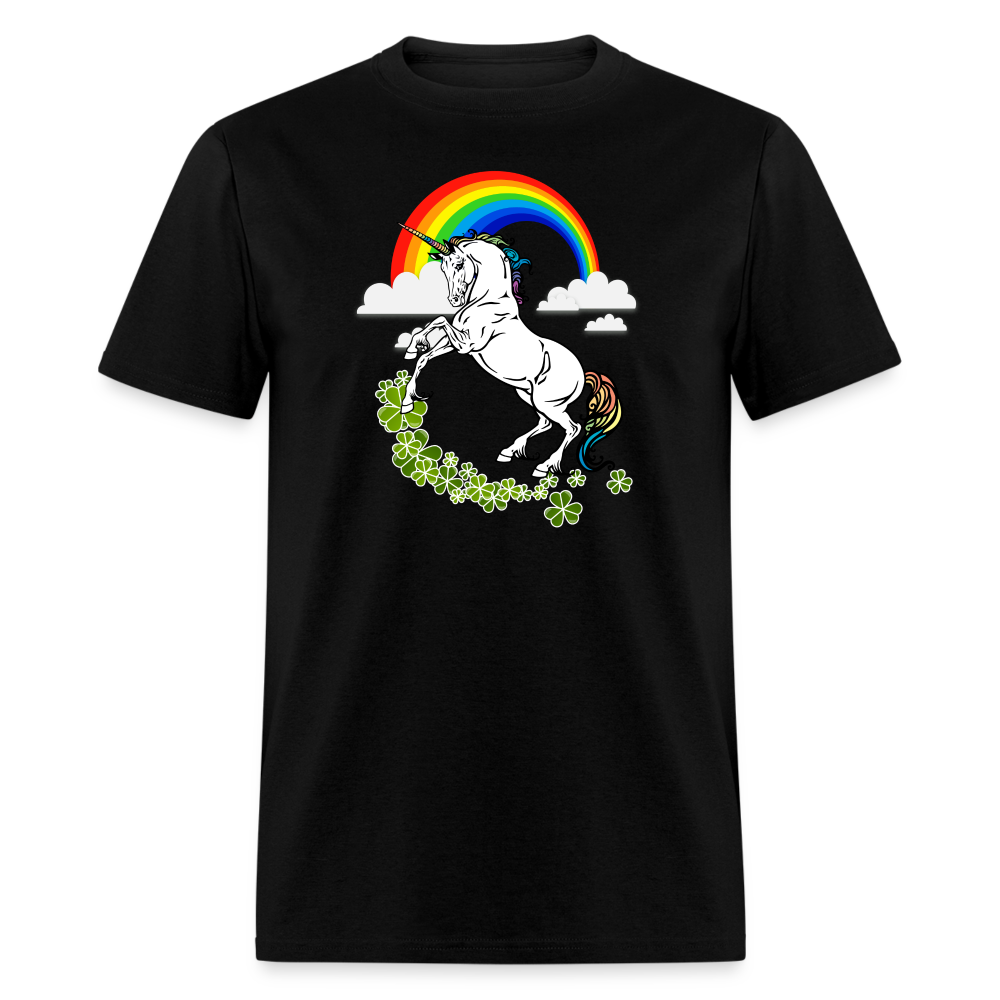 Happy Saint Patrick's Day - " Unicorn " Unisex Classic T-Shirt-Unisex Classic T-Shirt | Fruit of the Loom 3930-Teelime | shirts-hoodies-mugs