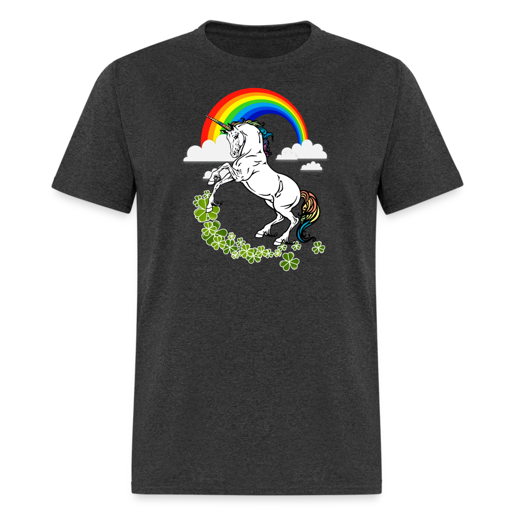 Happy Saint Patrick's Day - " Unicorn " Unisex Classic T-Shirt-Unisex Classic T-Shirt | Fruit of the Loom 3930-Teelime | shirts-hoodies-mugs