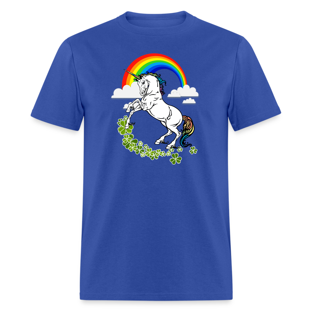 Happy Saint Patrick's Day - " Unicorn " Unisex Classic T-Shirt-Unisex Classic T-Shirt | Fruit of the Loom 3930-Teelime | shirts-hoodies-mugs