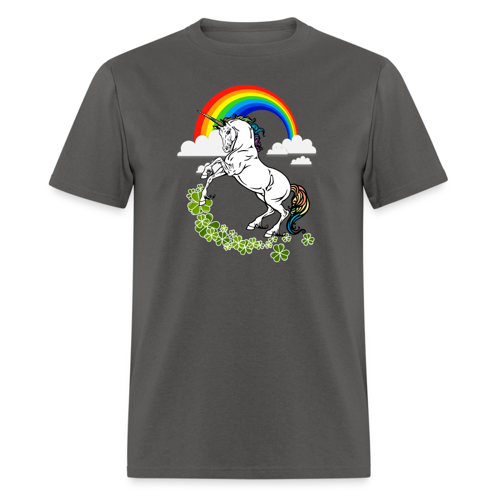 Happy Saint Patrick's Day - " Unicorn " Unisex Classic T-Shirt-Unisex Classic T-Shirt | Fruit of the Loom 3930-Teelime | shirts-hoodies-mugs