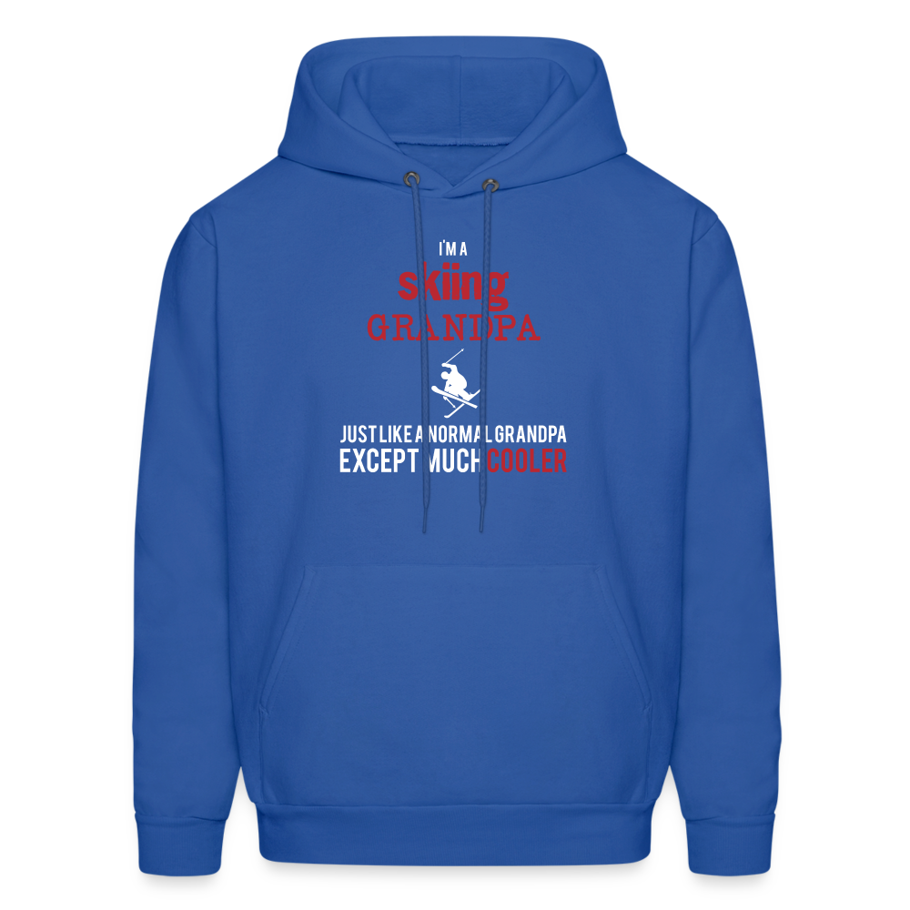 I'm a skiing grandpa just like a normal grandpa except much cooler Men's Hoodie-Men's Hoodie | Hanes P170-Teelime | shirts-hoodies-mugs
