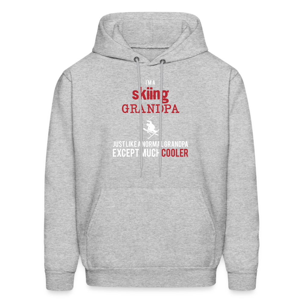 I'm a skiing grandpa just like a normal grandpa except much cooler Men's Hoodie-Men's Hoodie | Hanes P170-Teelime | shirts-hoodies-mugs