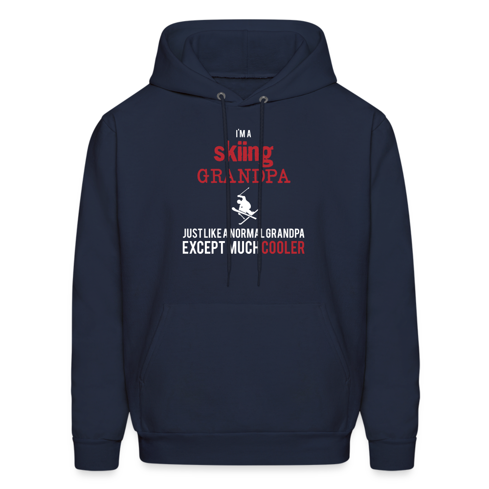I'm a skiing grandpa just like a normal grandpa except much cooler Men's Hoodie-Men's Hoodie | Hanes P170-Teelime | shirts-hoodies-mugs