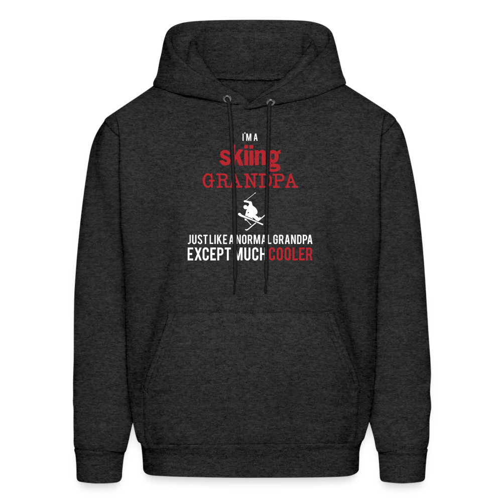 I'm a skiing grandpa just like a normal grandpa except much cooler Men's Hoodie-Men's Hoodie | Hanes P170-Teelime | shirts-hoodies-mugs