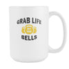 Fitness Coffee Cup - Grab life by the bells-Drinkware-Teelime | shirts-hoodies-mugs