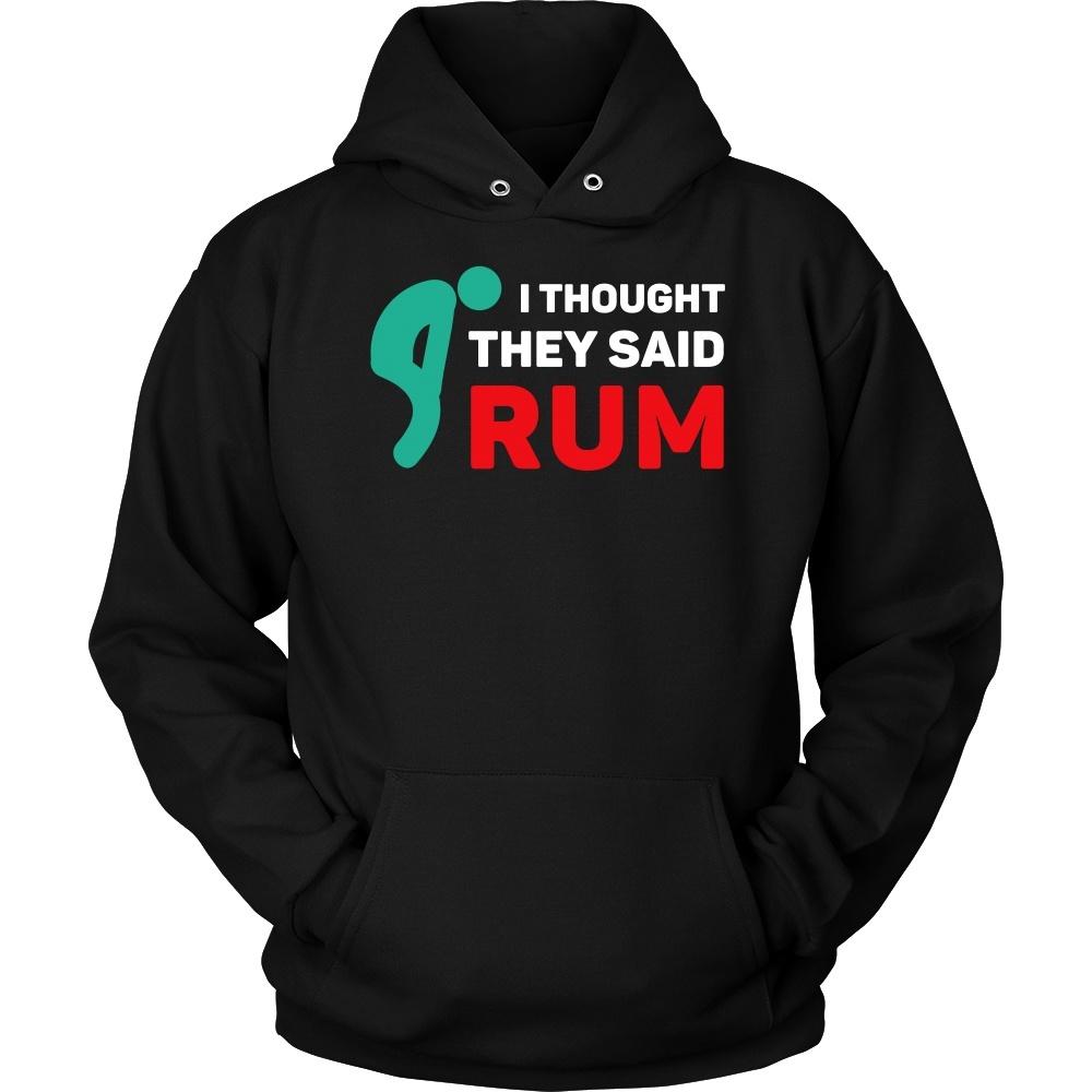 Funny Running shirt - I thought they said Rum-T-shirt-Teelime | shirts-hoodies-mugs
