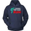 Funny Running shirt - I thought they said Rum-T-shirt-Teelime | shirts-hoodies-mugs