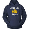 Fitness T Shirt - Grab life by the bells-T-shirt-Teelime | shirts-hoodies-mugs