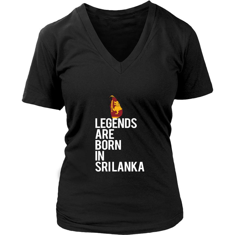 Sri Lanka Shirt - Legends are born in Sri Lanka - National Heritage Gift-T-shirt-Teelime | shirts-hoodies-mugs