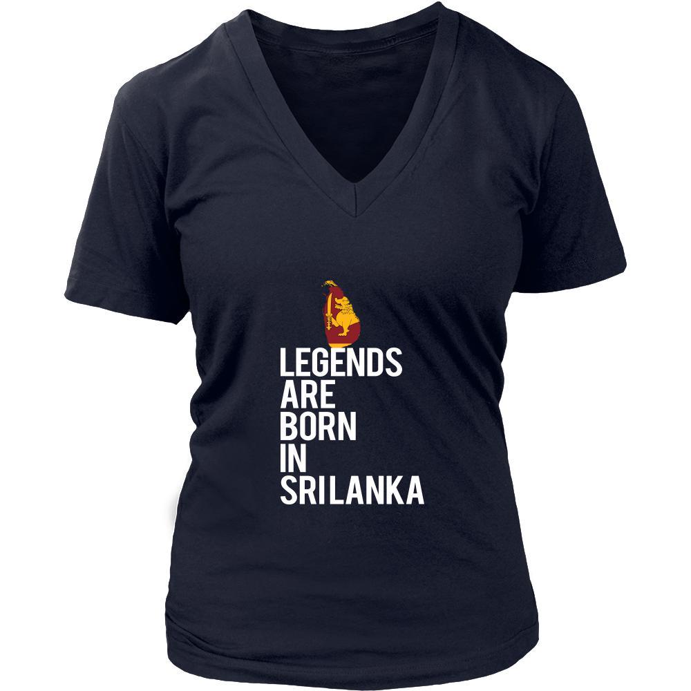Sri Lanka Shirt - Legends are born in Sri Lanka - National Heritage Gift-T-shirt-Teelime | shirts-hoodies-mugs