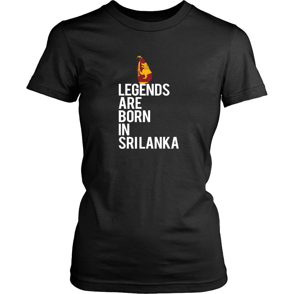 Sri Lanka Shirt - Legends are born in Sri Lanka - National Heritage Gift-T-shirt-Teelime | shirts-hoodies-mugs