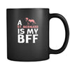 St. Bernard a St. Bernard is my bff 11oz Black Mug-Drinkware-Teelime | shirts-hoodies-mugs