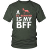 St. Bernard Shirt - a St. Bernard is my bff- Dog Lover Gift-T-shirt-Teelime | shirts-hoodies-mugs