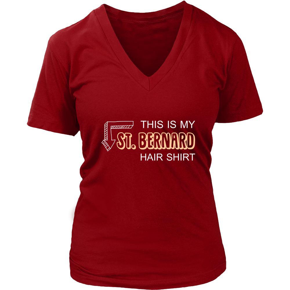 St. Bernard Shirt - This is my St. Bernard hair shirt - Dog Lover Gift-T-shirt-Teelime | shirts-hoodies-mugs