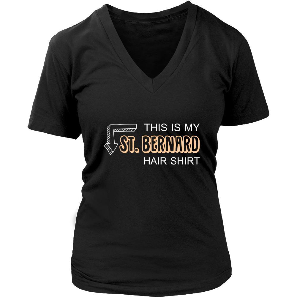 St. Bernard Shirt - This is my St. Bernard hair shirt - Dog Lover Gift-T-shirt-Teelime | shirts-hoodies-mugs