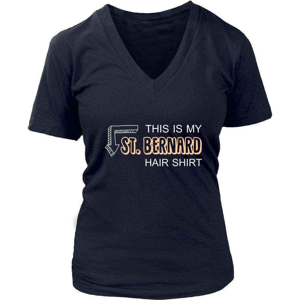 St. Bernard Shirt - This is my St. Bernard hair shirt - Dog Lover Gift-T-shirt-Teelime | shirts-hoodies-mugs