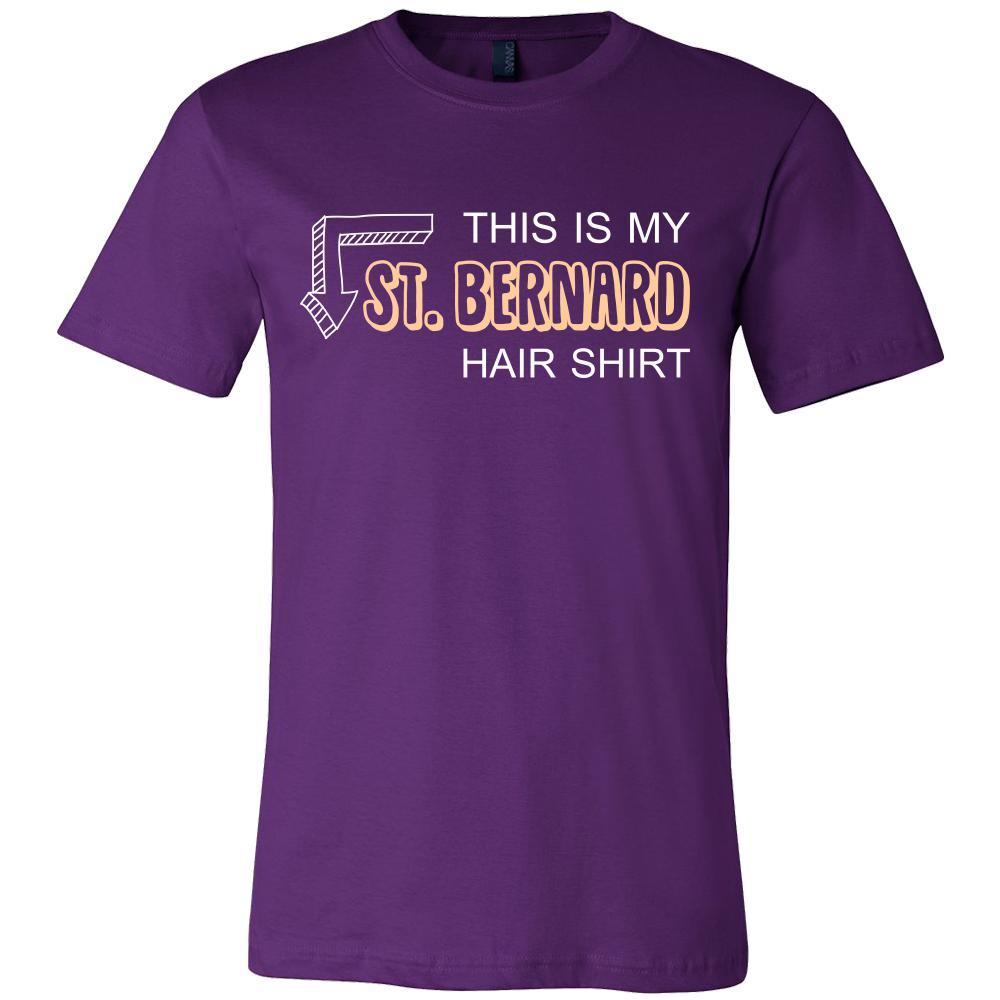 St. Bernard Shirt - This is my St. Bernard hair shirt - Dog Lover Gift-T-shirt-Teelime | shirts-hoodies-mugs