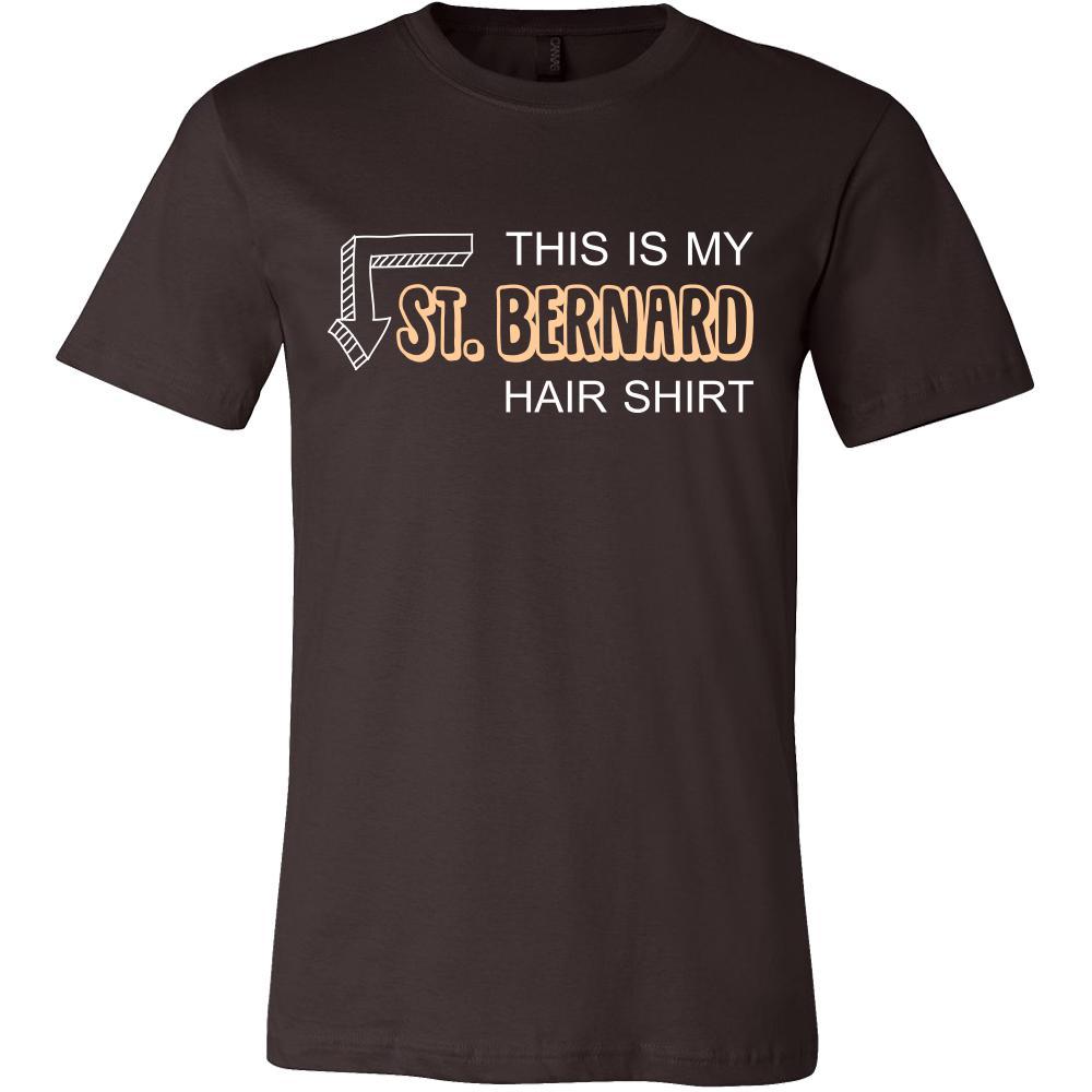 St. Bernard Shirt - This is my St. Bernard hair shirt - Dog Lover Gift-T-shirt-Teelime | shirts-hoodies-mugs