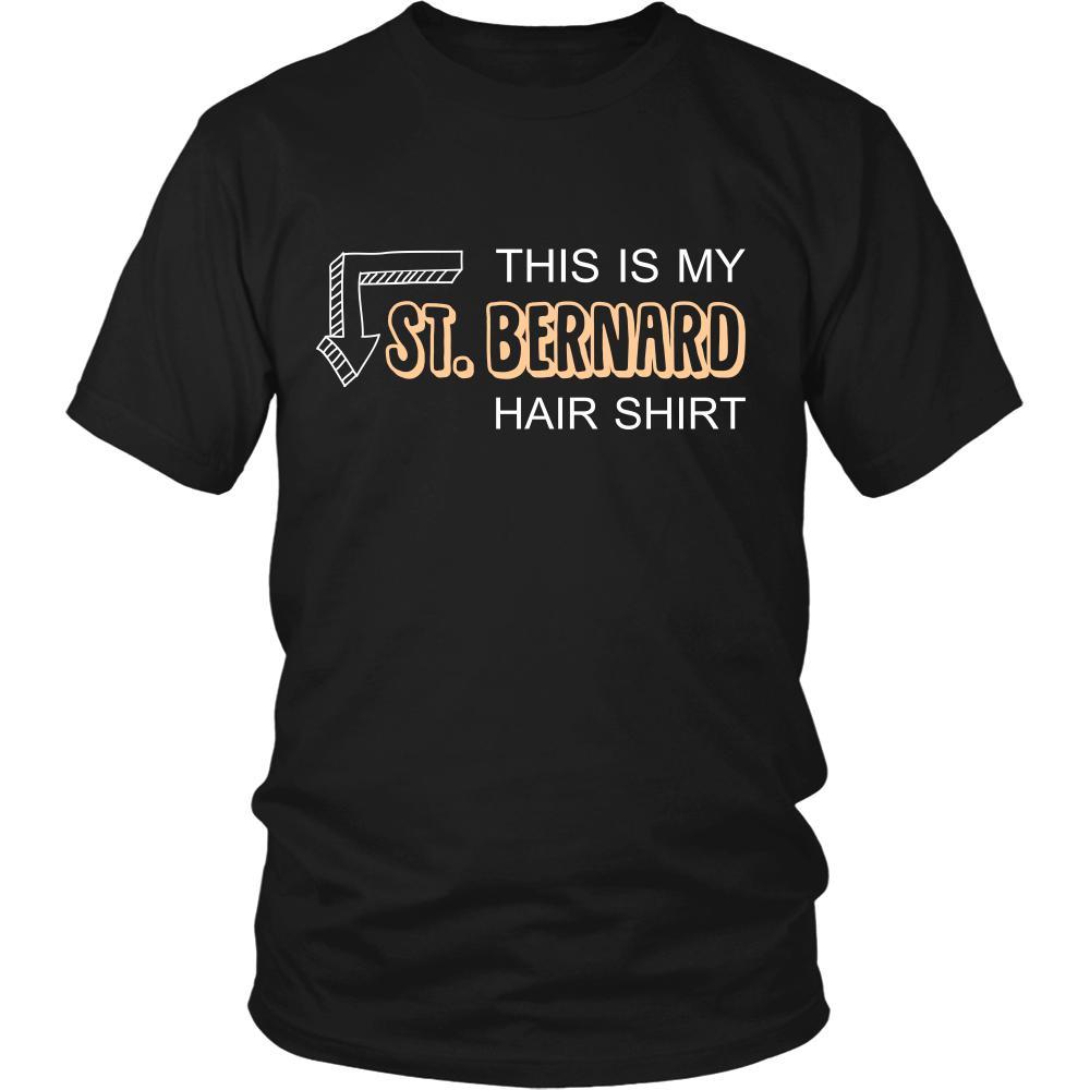 St. Bernard Shirt - This is my St. Bernard hair shirt - Dog Lover Gift-T-shirt-Teelime | shirts-hoodies-mugs