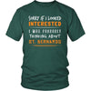 St. Bernards Shirt - Sorry If I Looked Interested, I think about St. Bernards - Dog Lover Gift-T-shirt-Teelime | shirts-hoodies-mugs