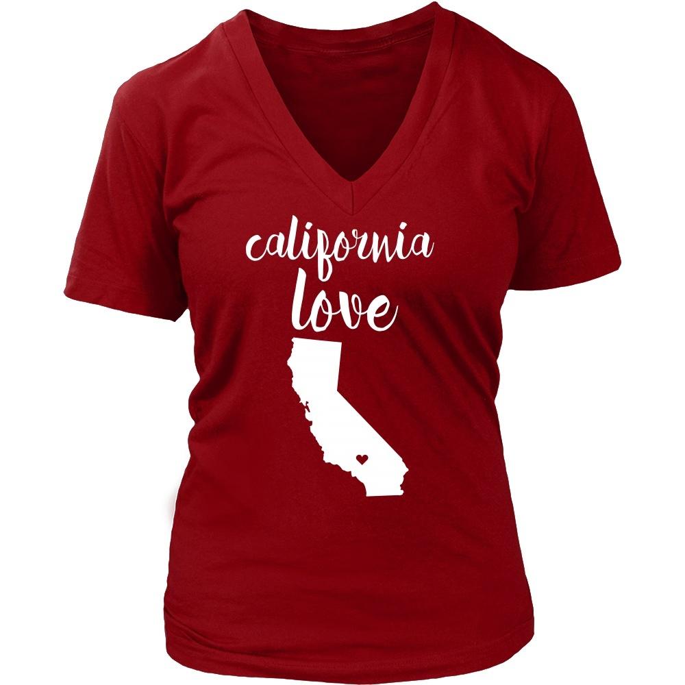 State T Shirt - California Love-T-shirt-Teelime | shirts-hoodies-mugs