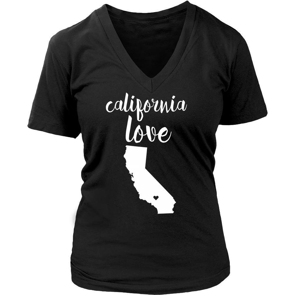 State T Shirt - California Love-T-shirt-Teelime | shirts-hoodies-mugs