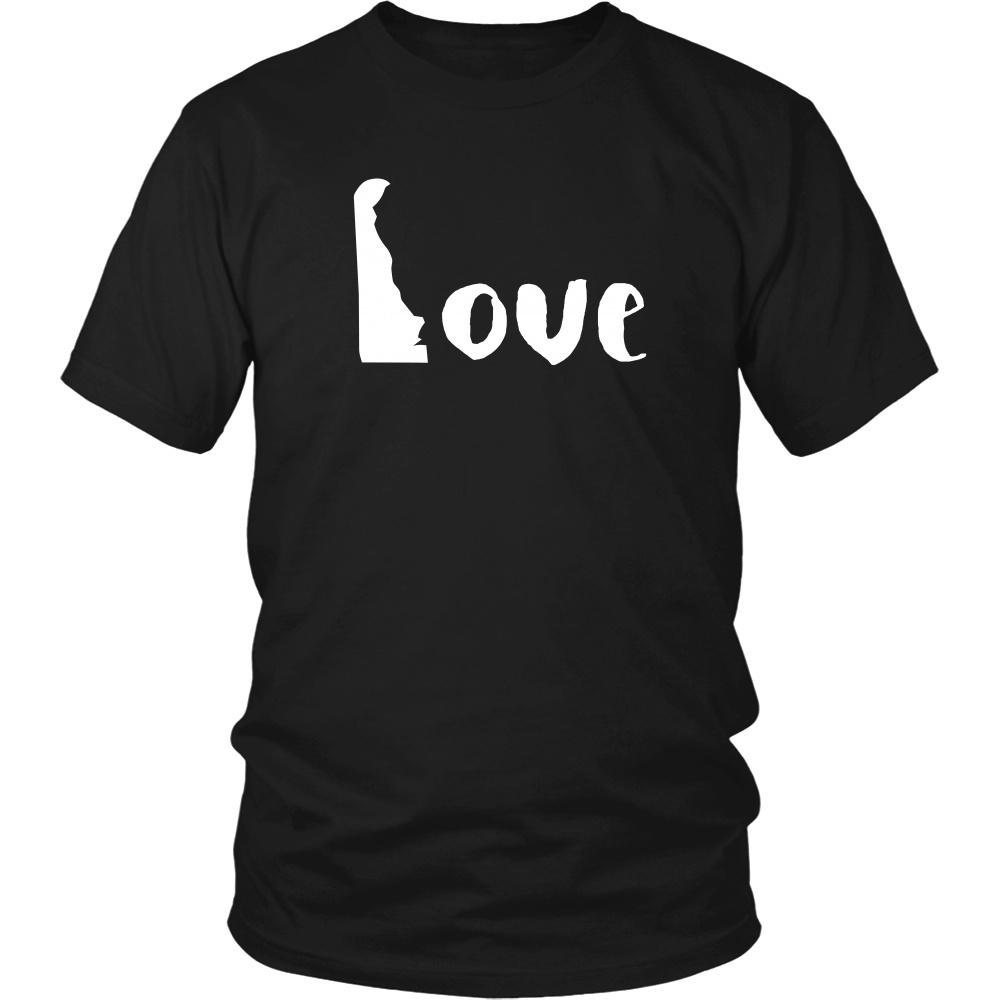 State T Shirt - Delaware Love-T-shirt-Teelime | shirts-hoodies-mugs