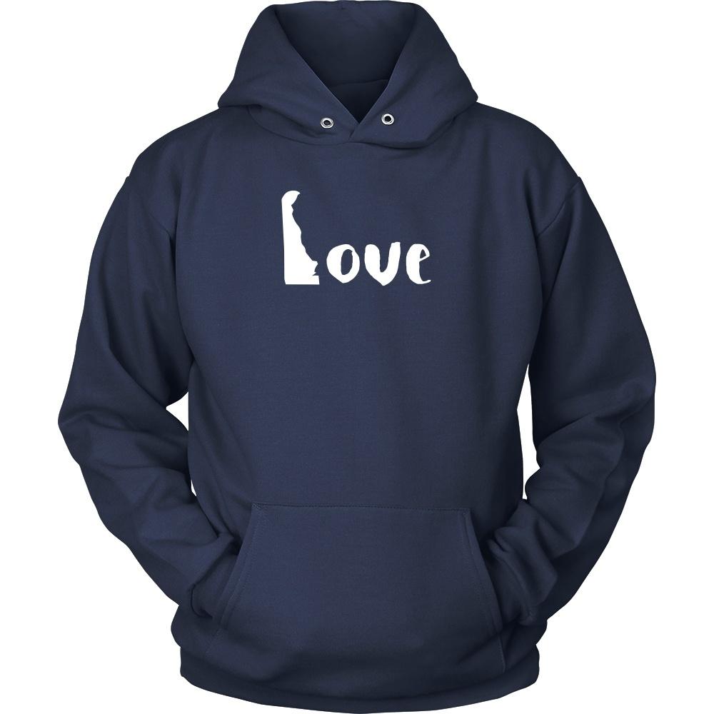 State T Shirt - Delaware Love-T-shirt-Teelime | shirts-hoodies-mugs