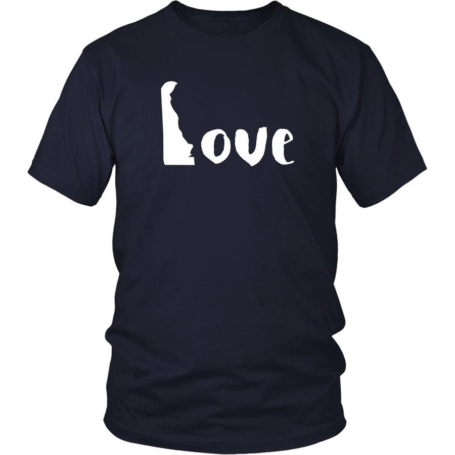 State T Shirt - Delaware Love-T-shirt-Teelime | shirts-hoodies-mugs