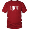 State T Shirt - Indiana Love-T-shirt-Teelime | shirts-hoodies-mugs