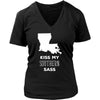 State T Shirt - Louisiana Kiss my southern sass-T-shirt-Teelime | shirts-hoodies-mugs