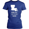 State T Shirt - Louisiana Kiss my southern sass-T-shirt-Teelime | shirts-hoodies-mugs