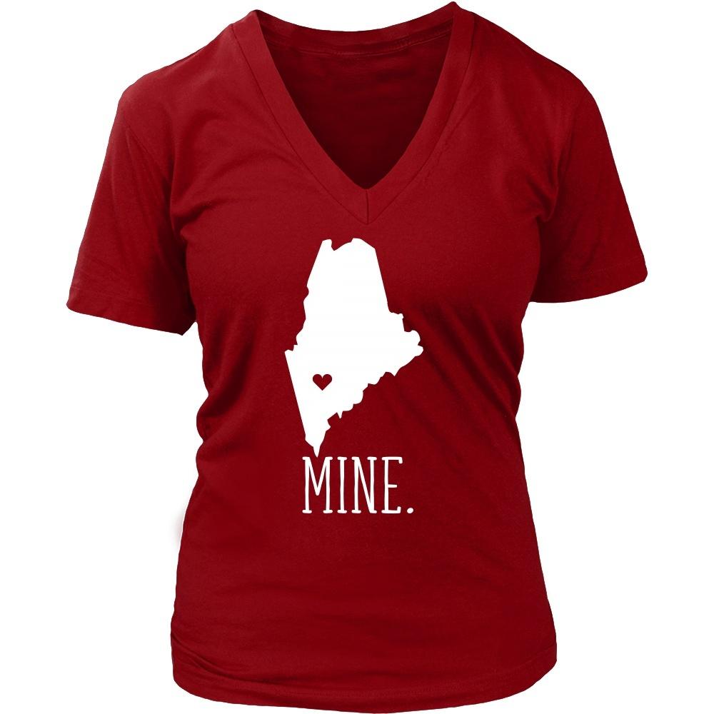 State T Shirt - Maine Mine-T-shirt-Teelime | shirts-hoodies-mugs