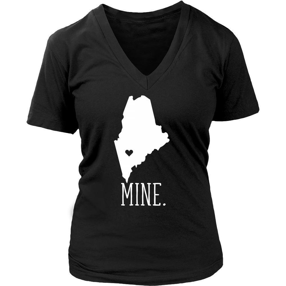 State T Shirt - Maine Mine-T-shirt-Teelime | shirts-hoodies-mugs