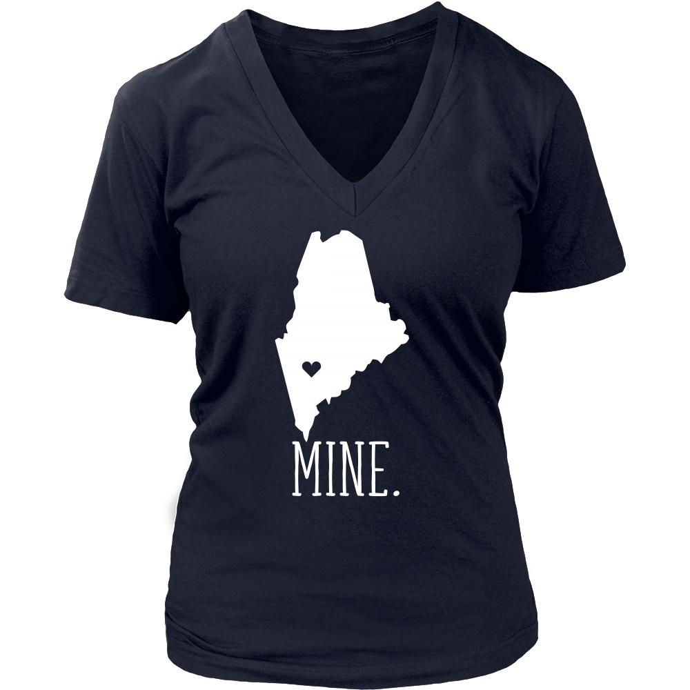 State T Shirt - Maine Mine-T-shirt-Teelime | shirts-hoodies-mugs