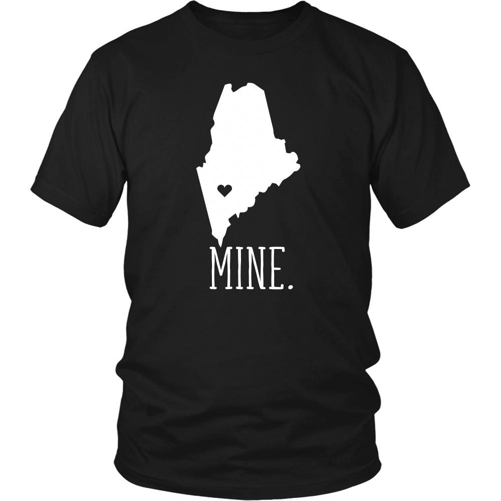 State T Shirt - Maine Mine-T-shirt-Teelime | shirts-hoodies-mugs